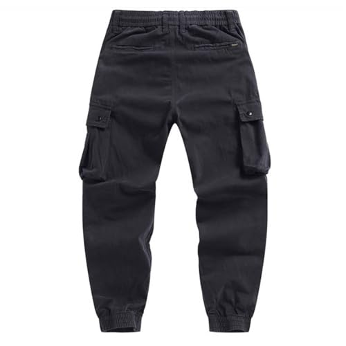 Pantalon cargo avec plusieurs poches en coton de qualité supérieure - 6