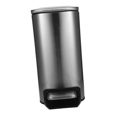 Bote de basura para baño GARVALON con tapa y pedal miniatura 7