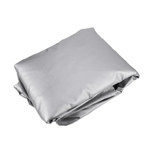 Happyyami Silver Coated Bike Cover Outdoor Theft Cover Lock Holes Elastic Bottom