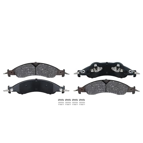 Image of Detroit Axle - Front Brake Kit for 07-09 Ford Expedition Lincoln Navigator | Disc Brake Rotors Ceramic Brake Pads 2007 2008 2009 Replacement