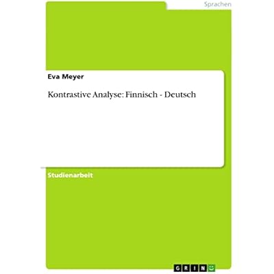 Kontrastive Analyse