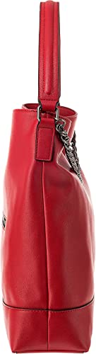 Sac cabas rouge Love Moschino Easy Chain aux finitions luxe - 4