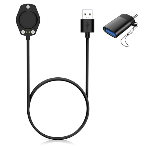 for SUUNTO Race 2 充電ケーブル 充電器 YANMONGI USB-A+USB-C 磁気吸着 高耐久 便利性 断線防止 低発熱 軽量 小さい 持ち運びやすい チャージャー 旅行用 磁気マグネット式充電 SUUNTO Race 2/Verti