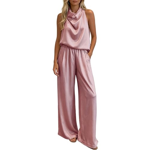 Ensemble d'été femme satin fluide pour éviter l'inconfort de la chaleur