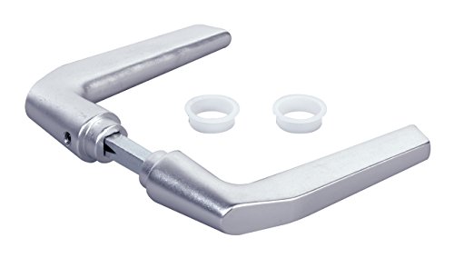 Zaundirekt LOCINOX Alu Drückerpaar mit Drückerstift 120mm #3006M-H...