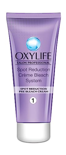 Image of Oxylife Salon Professional Spot Reduction Creme Bleach - 345g | With Oxysphere Technology | Advanced Spot Reduction | Gentle on Skin | Instant & Long Lasting Results | Combination skin