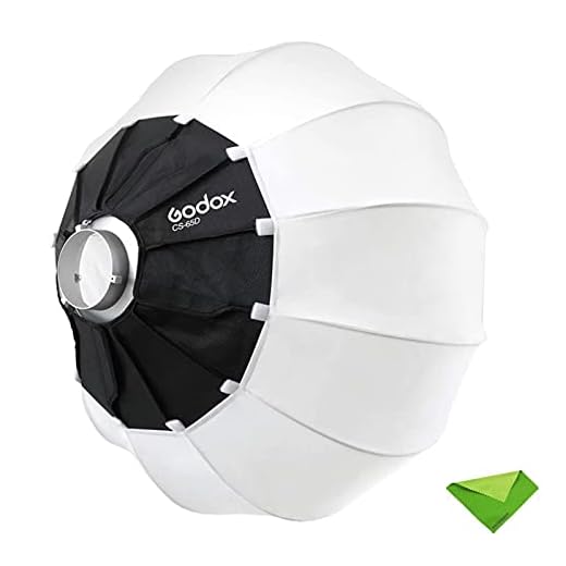 GODOX Softbox Lanterna Softbox CS-65D 65cm Bowens Mount Softbox Modificador de luz suave para Aputure 300D Mark II 120D SL-60W VL150 SL150WII FV150 AD200PRO AD300 AD400PRO AD600 VL300 VL200 UL150