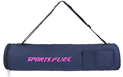 Sports Fuel Nylon Yoga Mat Cover Bag with Adjustable Shoulder Strap Carry Bag | Water-Resistant, Durable, Pockets, Soft, Easy to Fold for Home Gym & Outdoor Workout | Men & Women (Pink - Medium) (B08PD28VTH) Amazon Price History, Amazon Price Tracker
