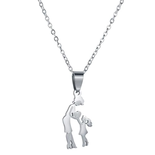 Collier famille maternelle moi en argent sterling de haute qualité