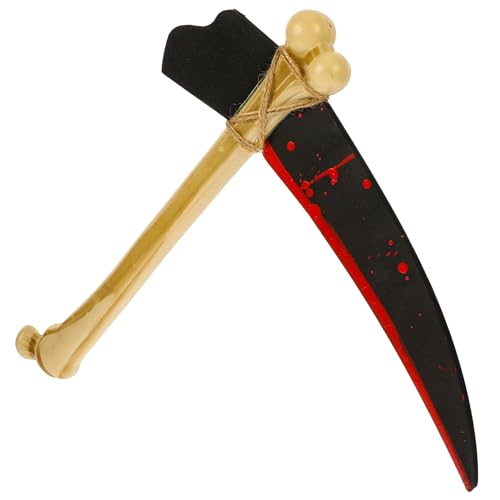 Kichvoe Accessoire De Costume Halloween Faux Sickle pour Cosplay Et Décoration De Fête