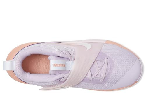 Nike Team Hustle D 12 (Big Kid) Sneaker, Doll/Apricot Agate/Pearl Pink/White, 5 US Unisex2