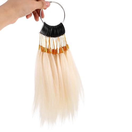 Test de coloration sur cheveux humains blancs et teinture professionnelle LIFKOME
