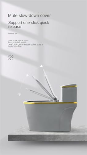 Smart Ceramics Bidet Toilet, Combo de inodoro y bidé con doble descarga, inodoro moderno de una pieza con altura estándar para hogar o hotel, C-720x390x630mm miniatura 5