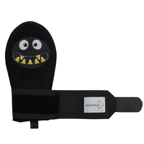 kolanohani Baseball Sliding Mitt Youth - Black Grimace Design Sliding Guard - Baserunner Protection for Youth Teenage Players- Durable and Washable