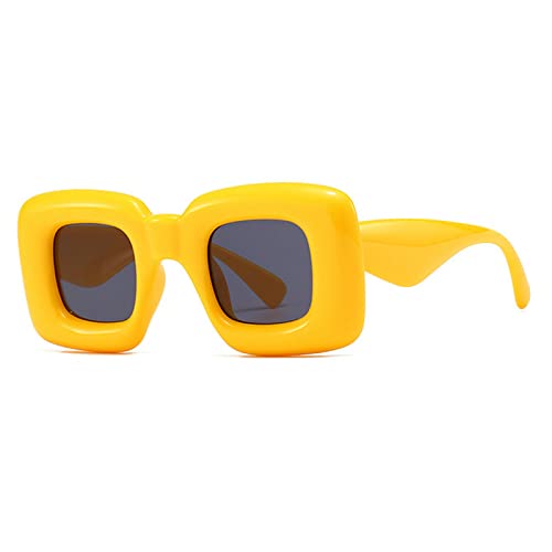 Image of laureles Fashion Cat Eye Y2K Sunglasses Women Vintage Red Yellow Blue Square Sun Glasses Men Punk Shades UV400