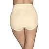 Vanity Fair womens Lollipop Plus Size Panties 3 Pack 15861 Briefs, Elastic Leg Opening - Candleglow (3 Pack), 10 US