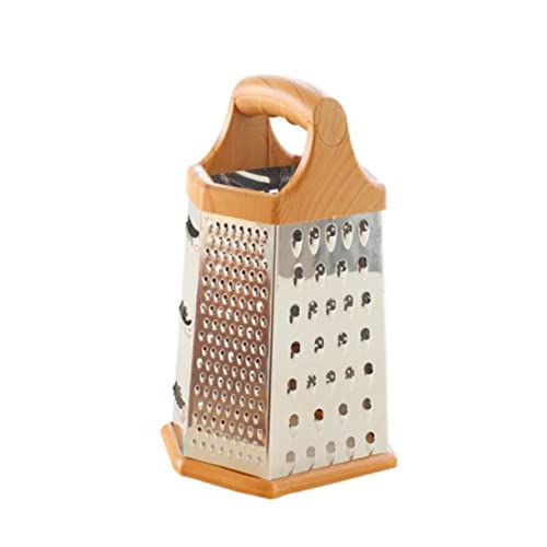 Rallador multifuncional de acero inoxidable de 6 caras miniatura 1