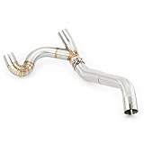 Silencieux pour moto Pour VFR 800 2002 À 2011 2012 2013 VFR800 VTEC RC46/ABS Silencieux D'échappement Moto Tuyau Liaison Intermédiaire 51MM