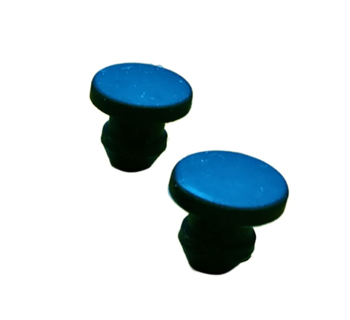 GatherTOOL 10Pcs Black Solid Silicone Rubber Caps 2.5mm to 4mm T-Type Plug Cover Snap-on Gasket Blanking End Caps Seal Stopper (Color : 3.5mm(Solid 10pcs))