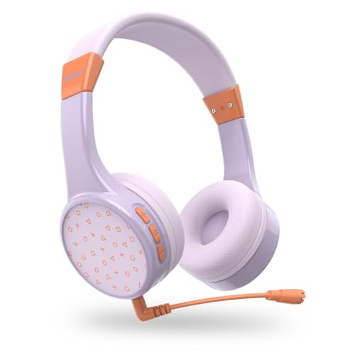 Casque Bluetooth pour enfant violet supra-aural avec micro Hama - 4