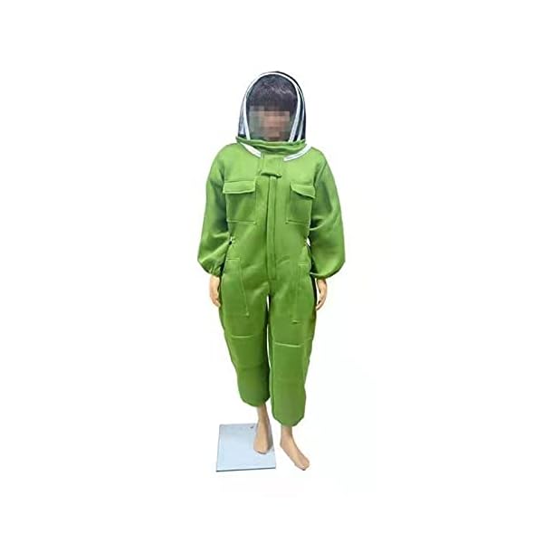 YZLP Imkerhandschuhe in Profi-Qualität, bevorzugter 3D-Air-Baumwollstoff, Bienen-Anzug, Imkeranzug, Imkeranzug… – Bild 5