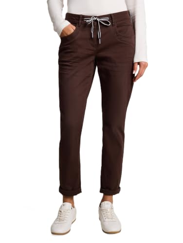 TOM TAILOR Damen Tapered Relaxed Hose mit Kordelzug – Ansicht 1