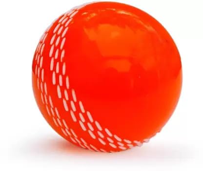 Onekbhalo Cricket Rubber Ball Polyester and Rubber Synthetic Cricket Ball (Oranage, Size 7 CM), Multi-Colour-image-13