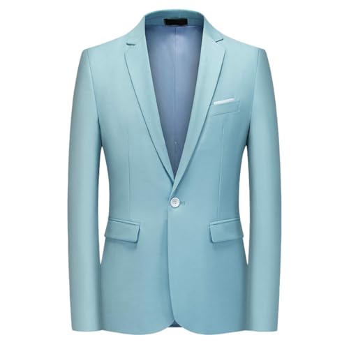 Blazer simple d'affaires décontracté homme veste de costume chic légère