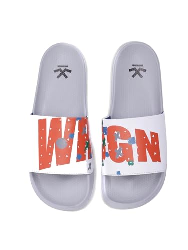 Image of WROGN Men's Anti-slip Sliders | Lightweight EVA Sole | Foam Padded Comfort