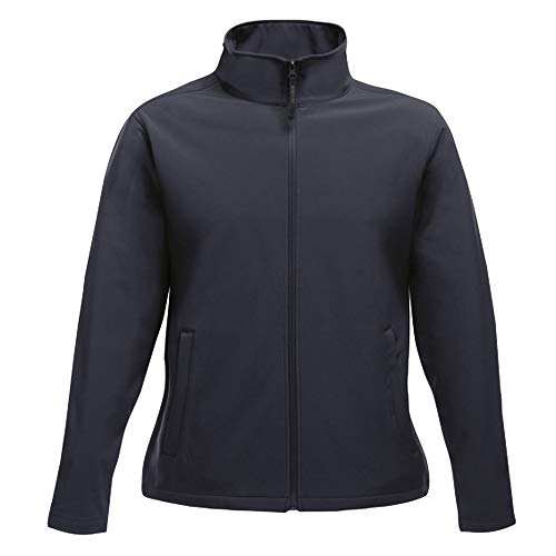 Regatta Womens/Ladies Ablaze Printable Softshell Jacket (12 UK) (Navy/Navy)