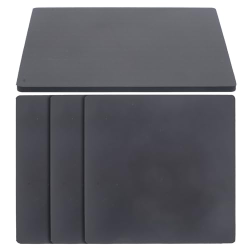 HYTROVE 4個 厚手四角形シリコンカップマット 滑り止め耐熱コースター 家用マグカップパッド 食器保護用