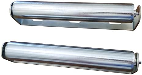 Pack of 2 | 10" Long Roller and Bracket Set | 1.5" Diameter