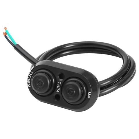 Boat Trim Switch,Tilt Trim Switch Waterproof, Jack Plate Switch Suitable for Fishing Boats Yachts Ships Cover