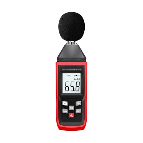 XDLEDMKIZ Medidor de Ruido Digital, comprobador de Ruido doméstico, Detector de Sonido, Monitor de decibelios, medición acústica de 30-130 dB XDLEDMKIZ Medidor de Ruido Digital, comprobador de Ruido doméstico, Detector de Sonido, Monitor de decibelios, medición acústica de 30-130 dB