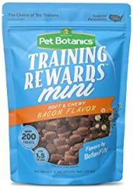 Pet Botanics Training Rewards Mini Treats For Dogs, Bacon, 4 Oz.