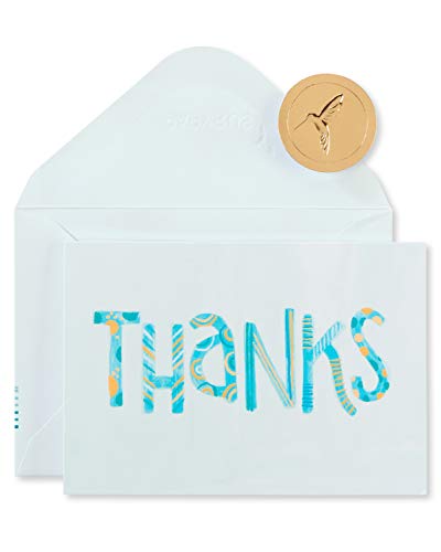 Image of Papyrus Blank Cards with Envelopes, Patterned Letters (14-Count)