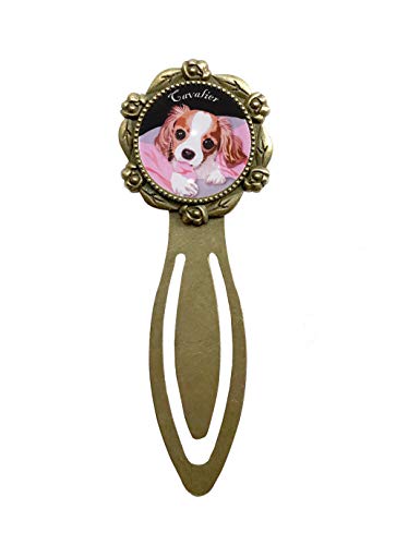 キャバリア ブックマーカー クリップ イヌ ブックマーク しおり 犬