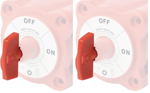 Image of Blue Sea Systems 7900 m-Series Battery Switch Key Replacement, Red, 1 Count (Pack of 2)