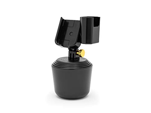 WeatherTech CupFone with Holder, Cell Phone Holder for Car, Phone Mount - Black Plastic Knobs