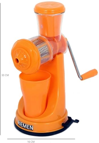 Image of Aluminium Manual Fruit Juicer Hand Press Citrus Juicer for Orange Lemon Lime | Metal Juice Extractor with Strong Handle | Heavy Duty Hand Squeezer Press Tool | Manual Kitchen Juicer for Home Use