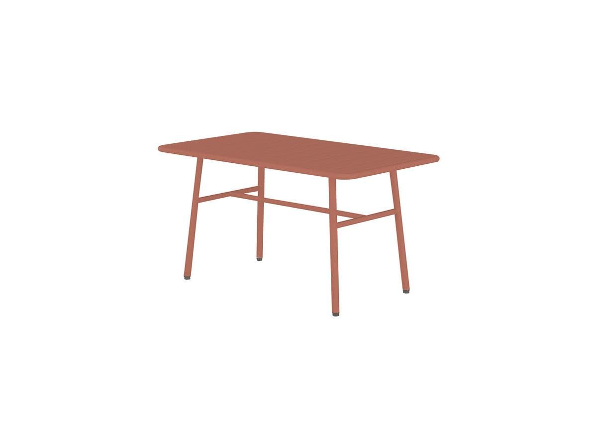 Vente-unique - Table Basse de Jardin en métal - Terracotta - MIRMANDE de MYLIA