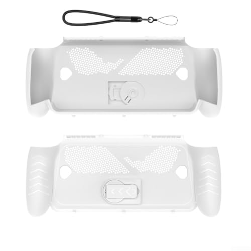 Jonikuper Schutzhülle mit abnehmbarer Frontschale für 17,8 cm (7 Zoll) Konsole, ABS, flexibel, bietet vollständige Abdeckung gegen Kratzer, Staub, benutzerdefinierte für sichere Sicherheit (weiß)