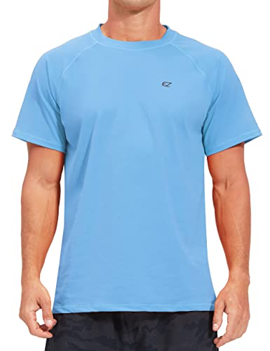 Image of Men's Swim Shirts Rash Guard UPF 50+ UV Sun Protection T-Shirt Quick Dry Fishing Beach T Shirts