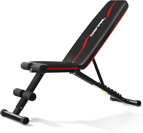 Orinar Weight Bench Press, 880 LB Strength Training Adjustable Wo...