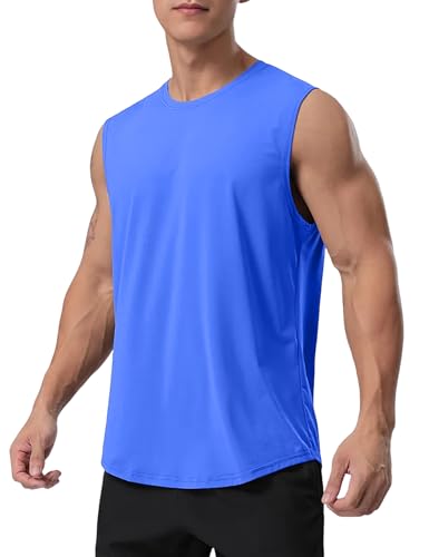 HANERDUN Camiseta Sin Mangas para Hombre Camiseta Tirantes Running para Deportiva Gimnasio Gym
