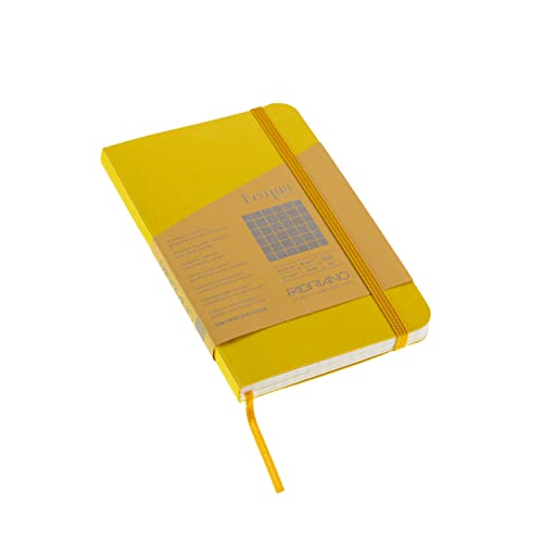 Cahier relié Fabriano Ecoqua Plus jaune pour ne plus perdre vos idées