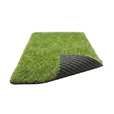 Bonerva Césped Artificial ZAHARA 20 mm Rollo 2x20 m, 4 Colores, Protección UV, Drenaje Rápido, Hilo en C, Aspecto Natural y Alta Recuperación para Terraza, Jardín y Exterior