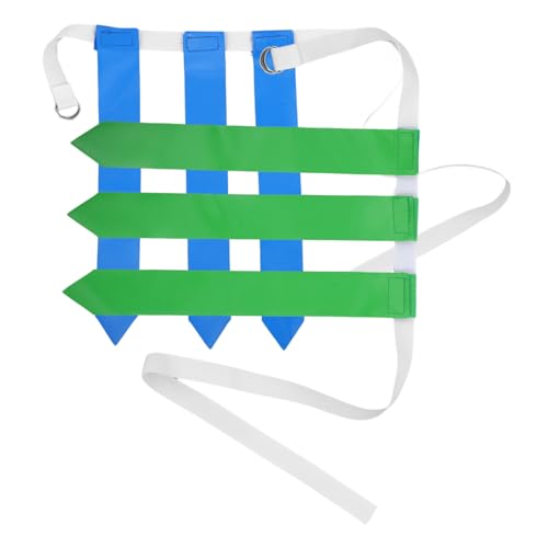 Outanaya 2pcs Football Flags Training Belt Waist Flag for Football Rugby Compact Portable for Activities