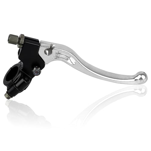 SOLLON 22mm 7/8 pouces Levier de Frein et Levier d'embrayage Avant Gauche Pour Moto 50cc-125cc Dirt Pit Bike Cylindre d'embrayage Hydraulique