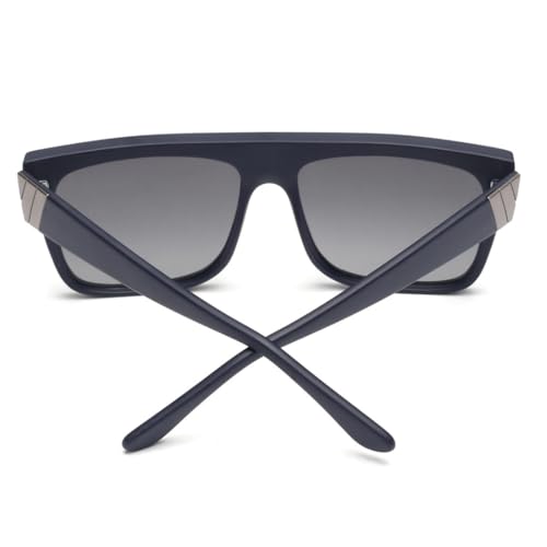 Lunettes de soleil UV400 à monture large unisexes - 5